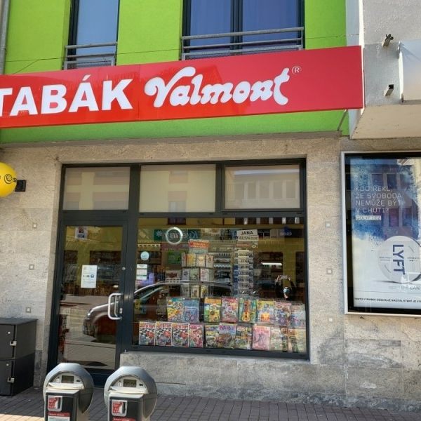 Prodejna Tabák Valmont nyní nově také ve Vlašimi