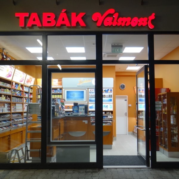 Nová prodejna Tabák Valmont Albert Boskovice