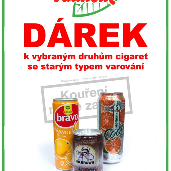 Dárky k cigaretám se starým typem varování