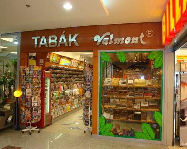 Změna otevírací doby Tabák Valmont Spektrum Průhonice