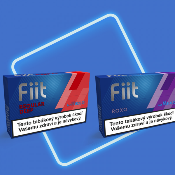 Nové příchutě Fiit Roxo a Regular Deep pro IQOS LIL Solid